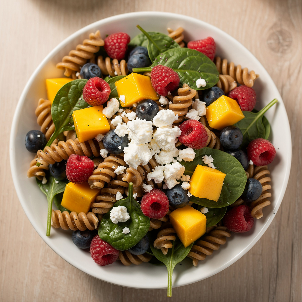Mango Berry Rotini Salad