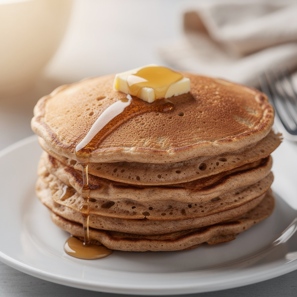 Light as a Feather Whole Wheat Pancakes