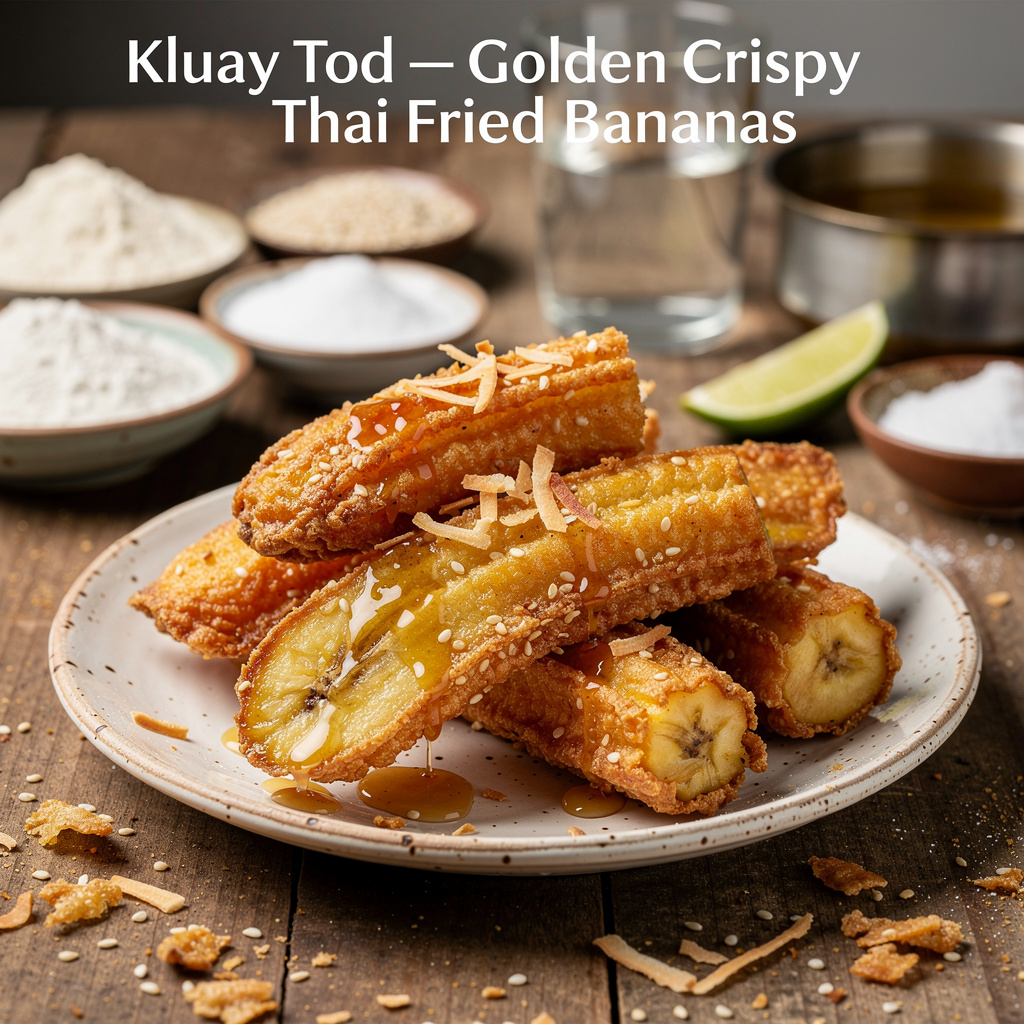 Kluay Tod — Golden Crispy Thai Fried Bananas