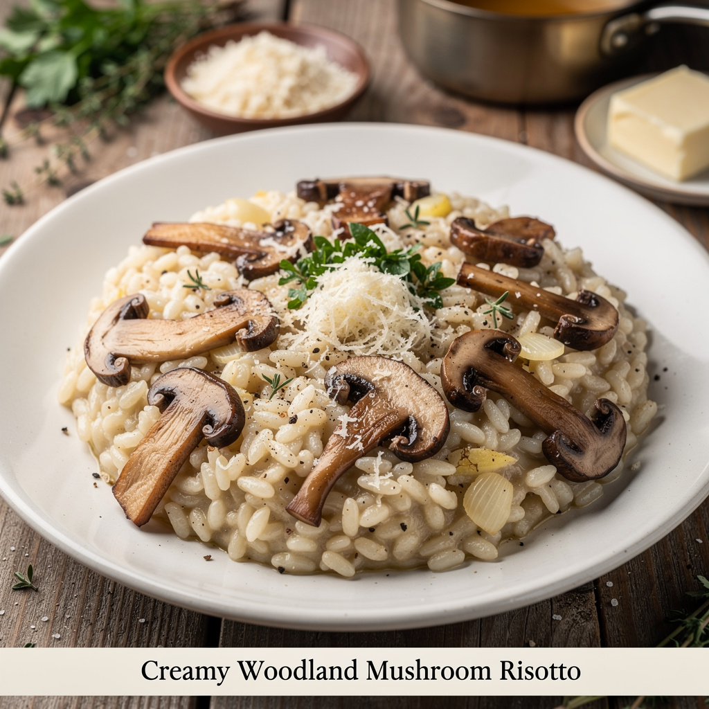 Creamy Woodland Mushroom Risotto