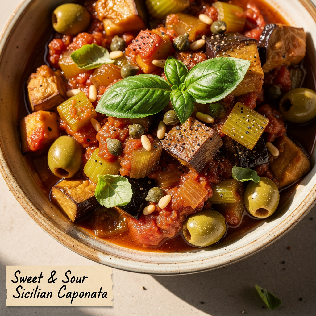 Sweet & Sour Sicilian Caponata