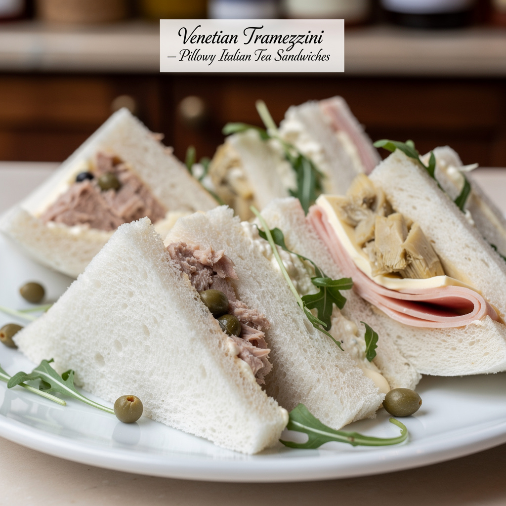 Venetian Tramezzini — Pillowy Italian Tea Sandwiches