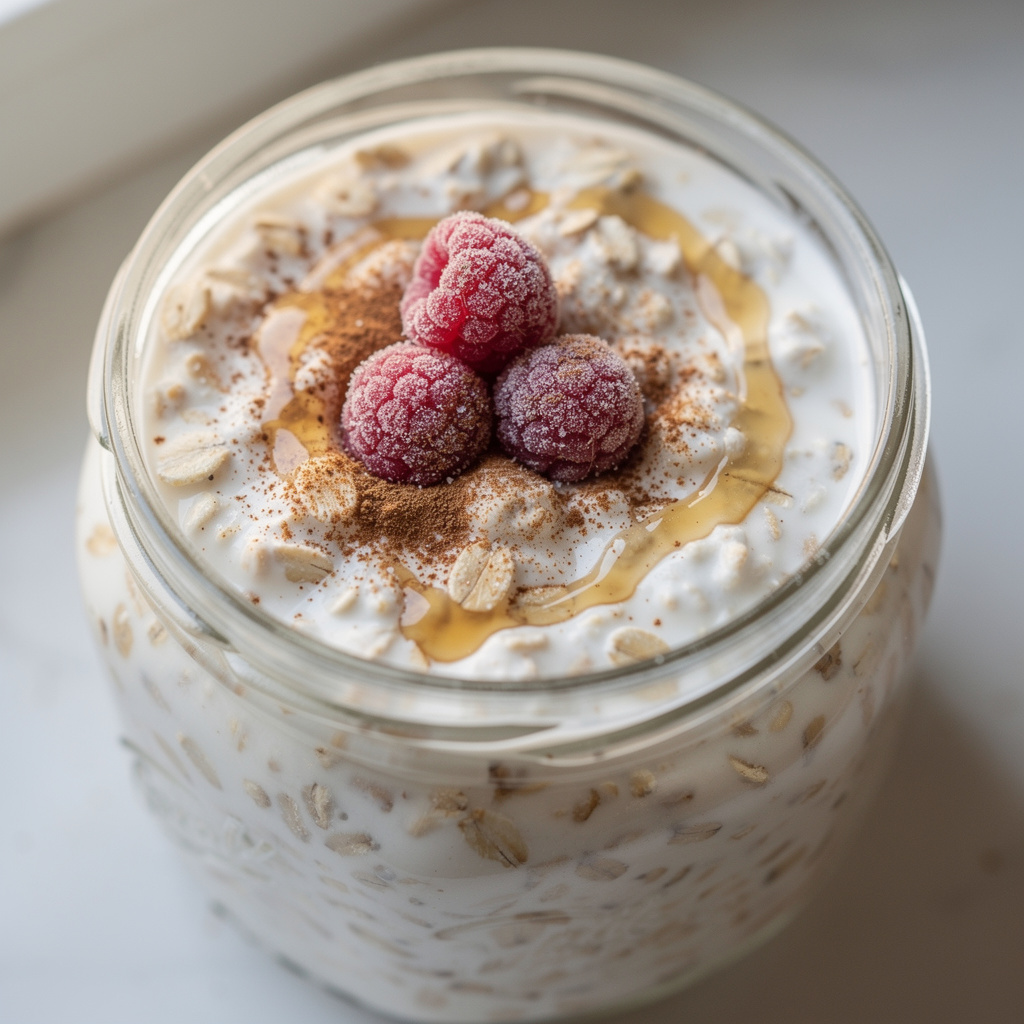 Overnight Oatmeal with Berries