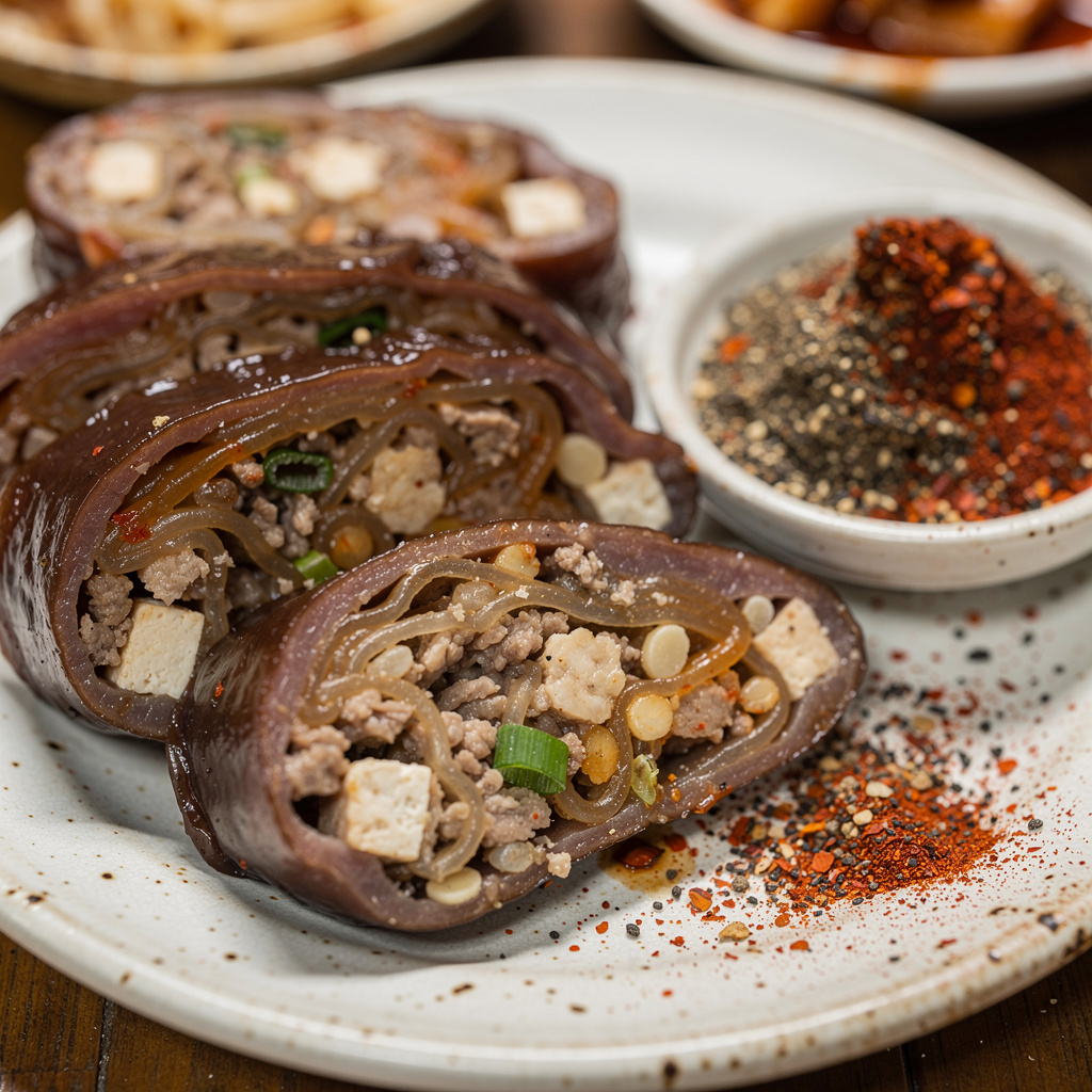 Seoul Market Blood Sausage