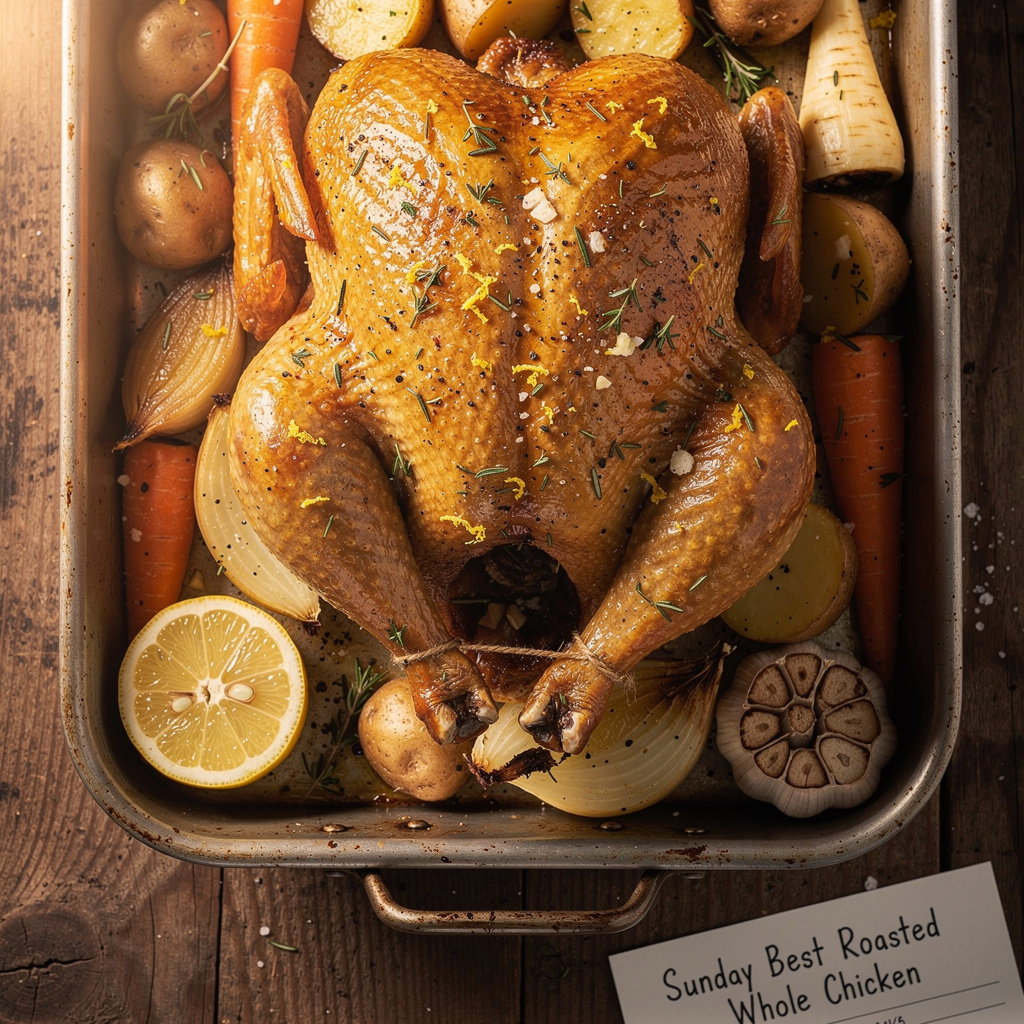 Sunday Best Roasted Whole Chicken