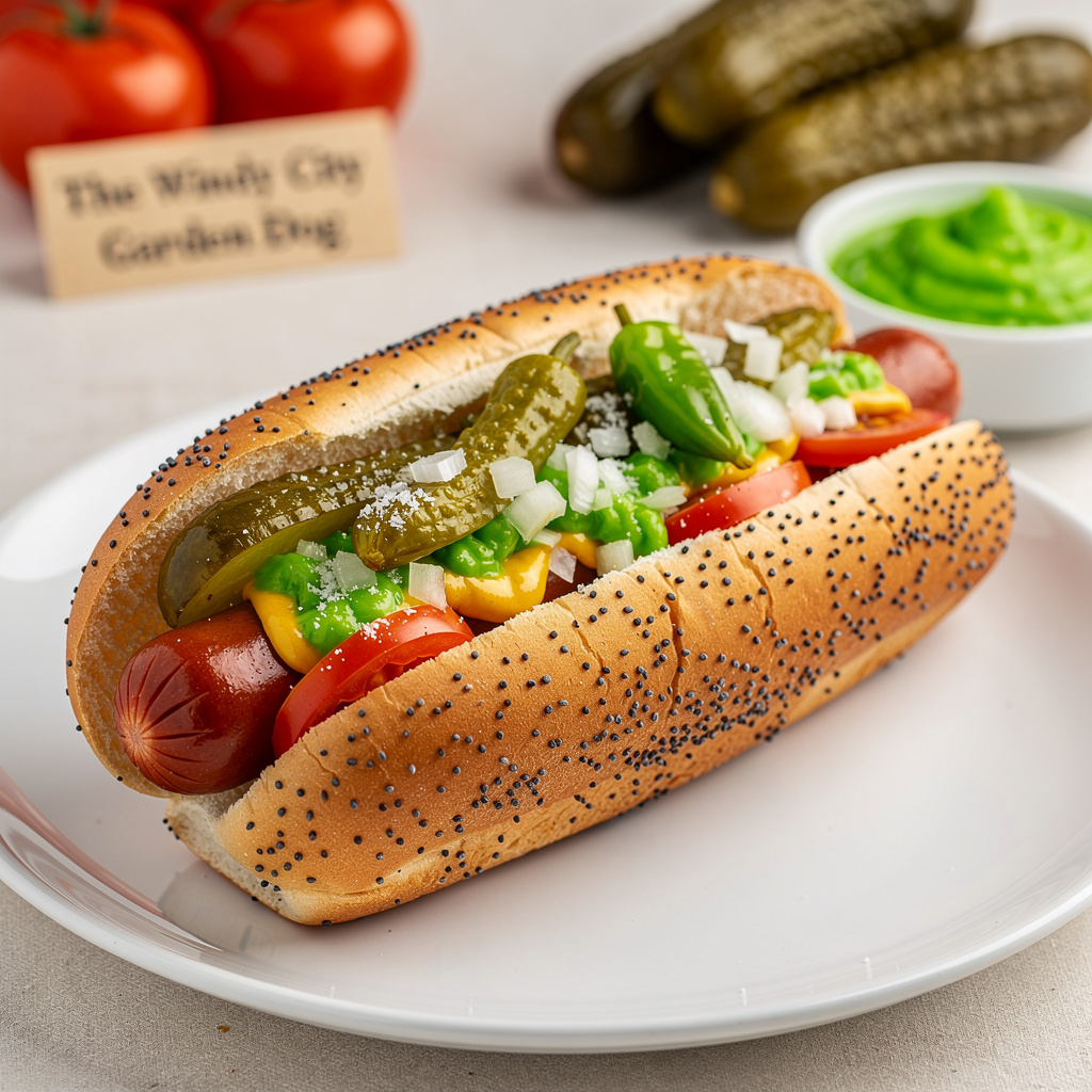 The Windy City Garden Dog