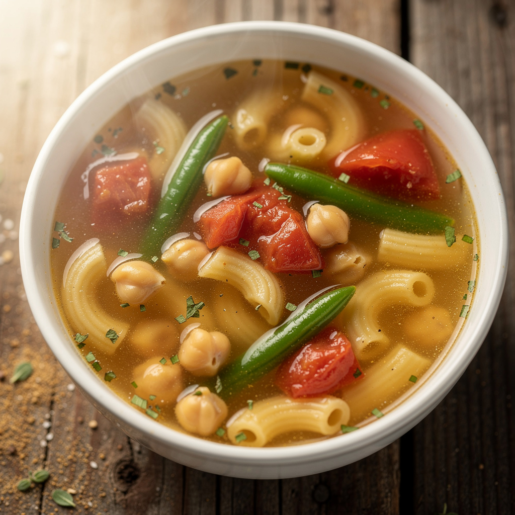 Macaroni Chick-Pea Soup