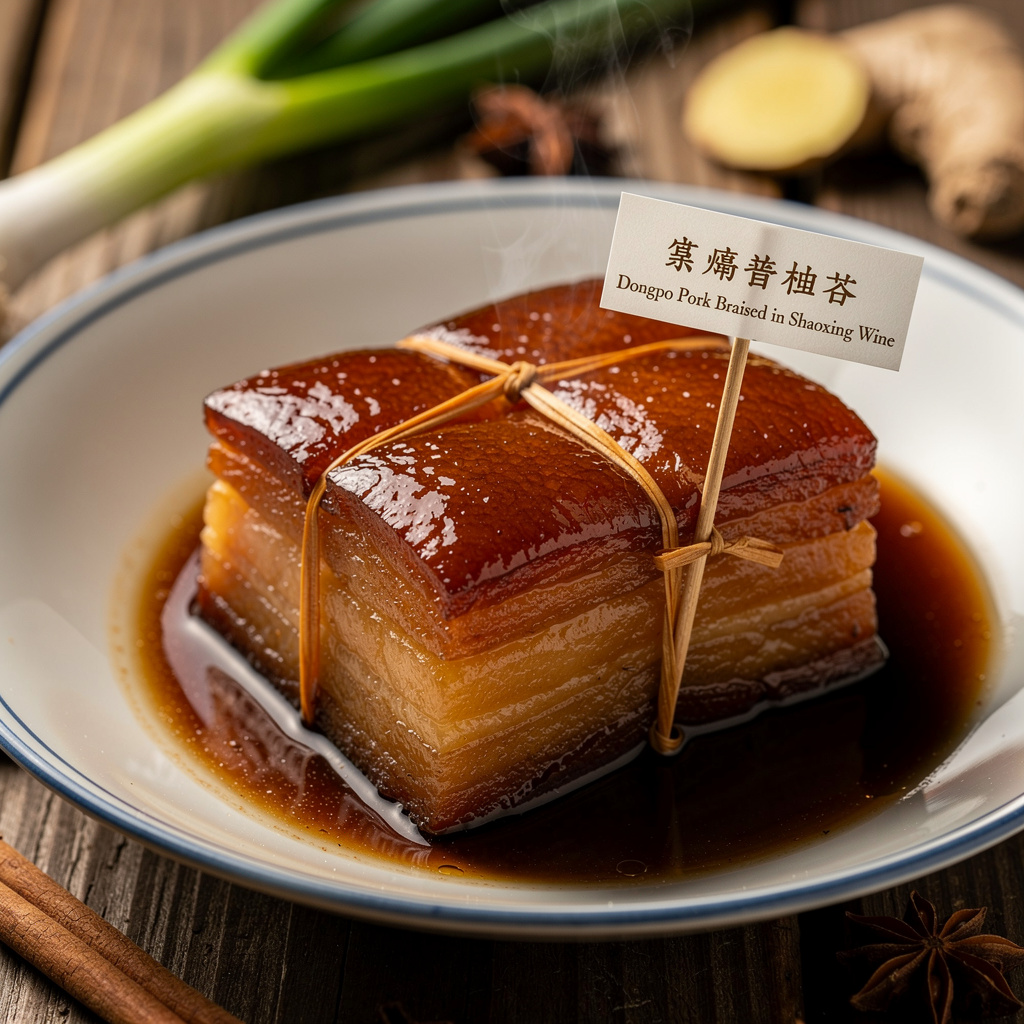 Dongpo Pork Braised in Shaoxing Wine
