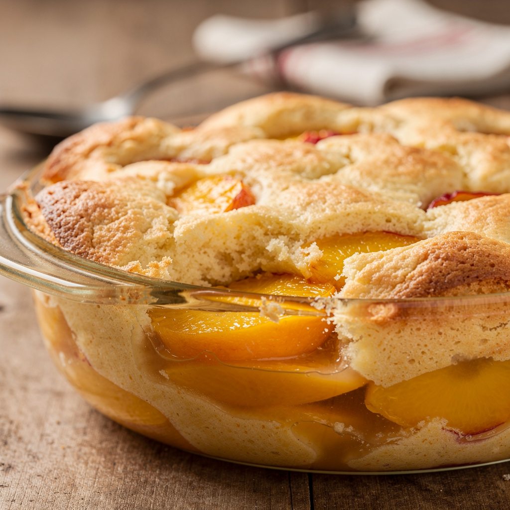 Quick Peach Cobbler