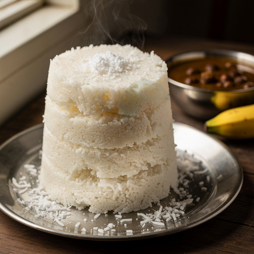 Steamy Kerala Rice Cake Towers