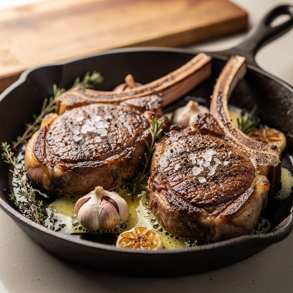 Steakhouse-at-Home Cast Iron Ribeye