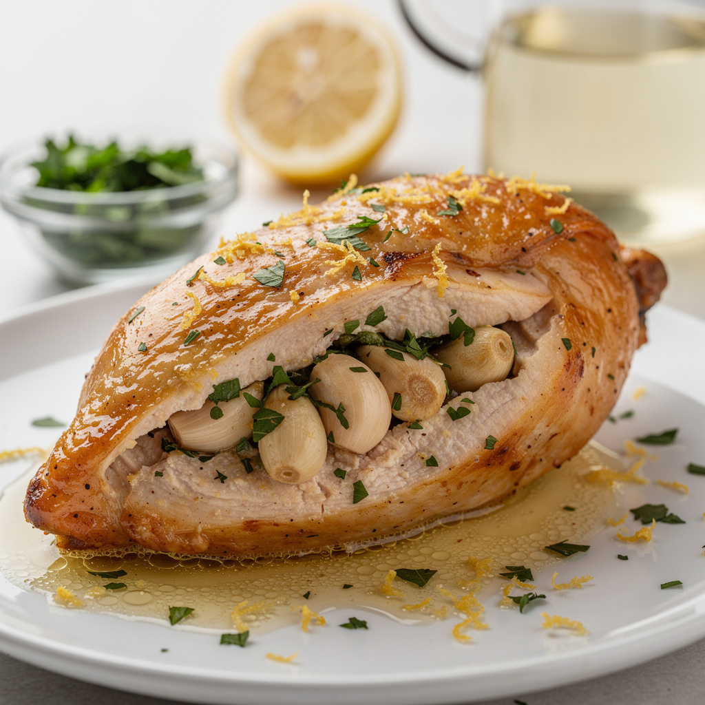 Garlic Stuffed Chicken