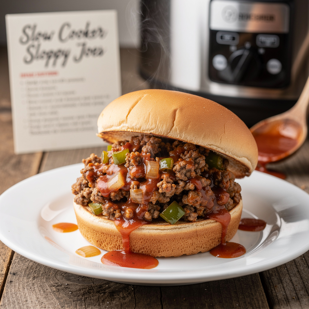 Slow Cooker Sloppy Joes