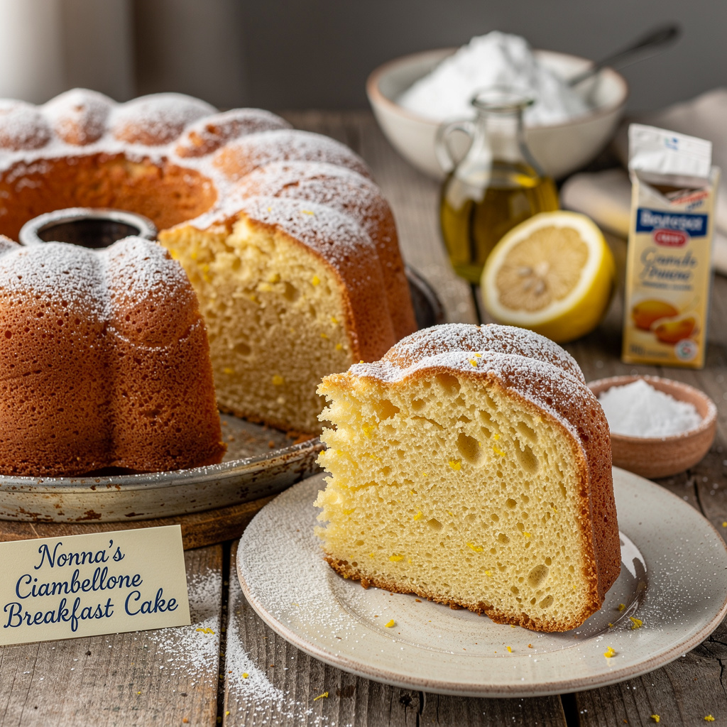 Nonna's Ciambellone Breakfast Cake