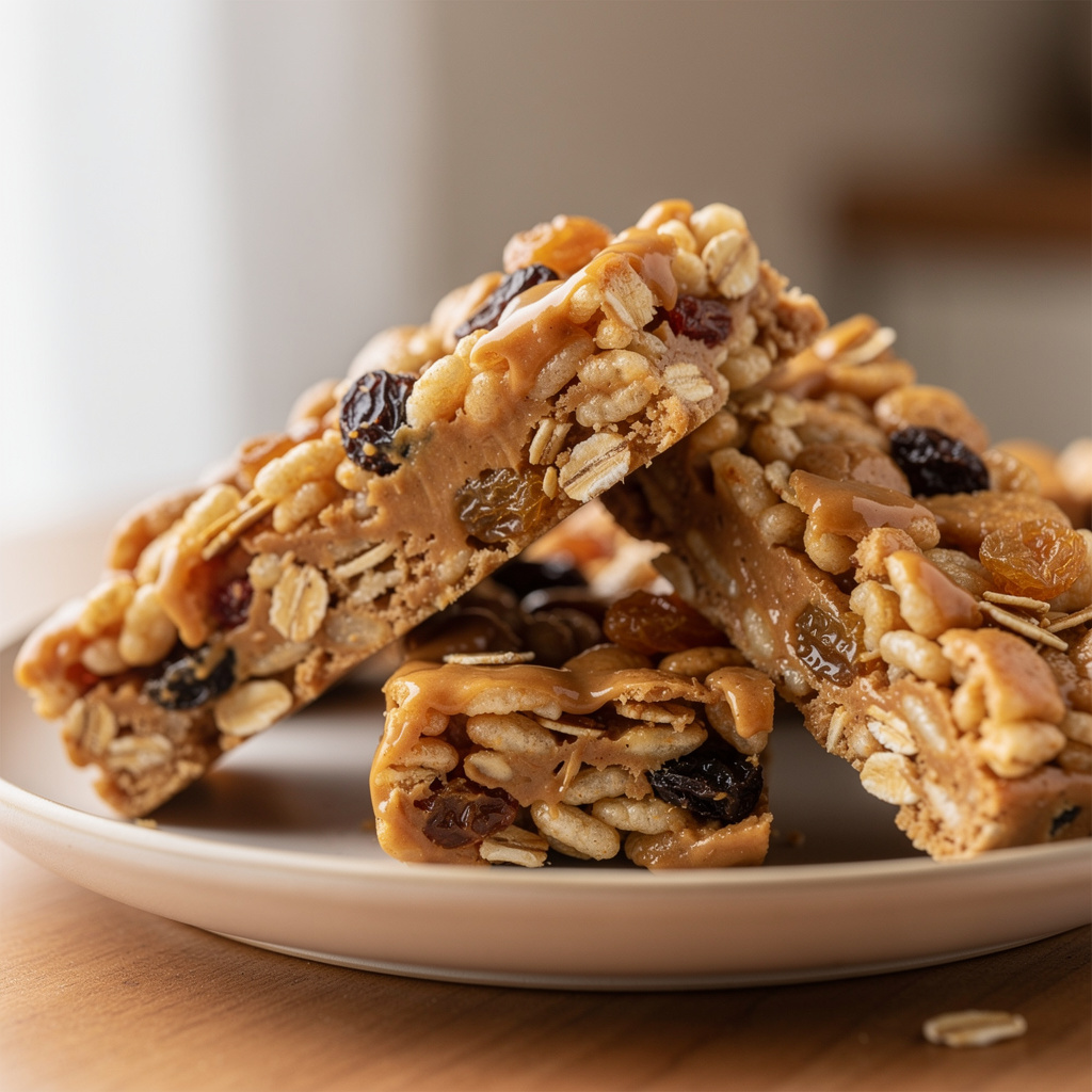 Peanut Butter Cereal Bars