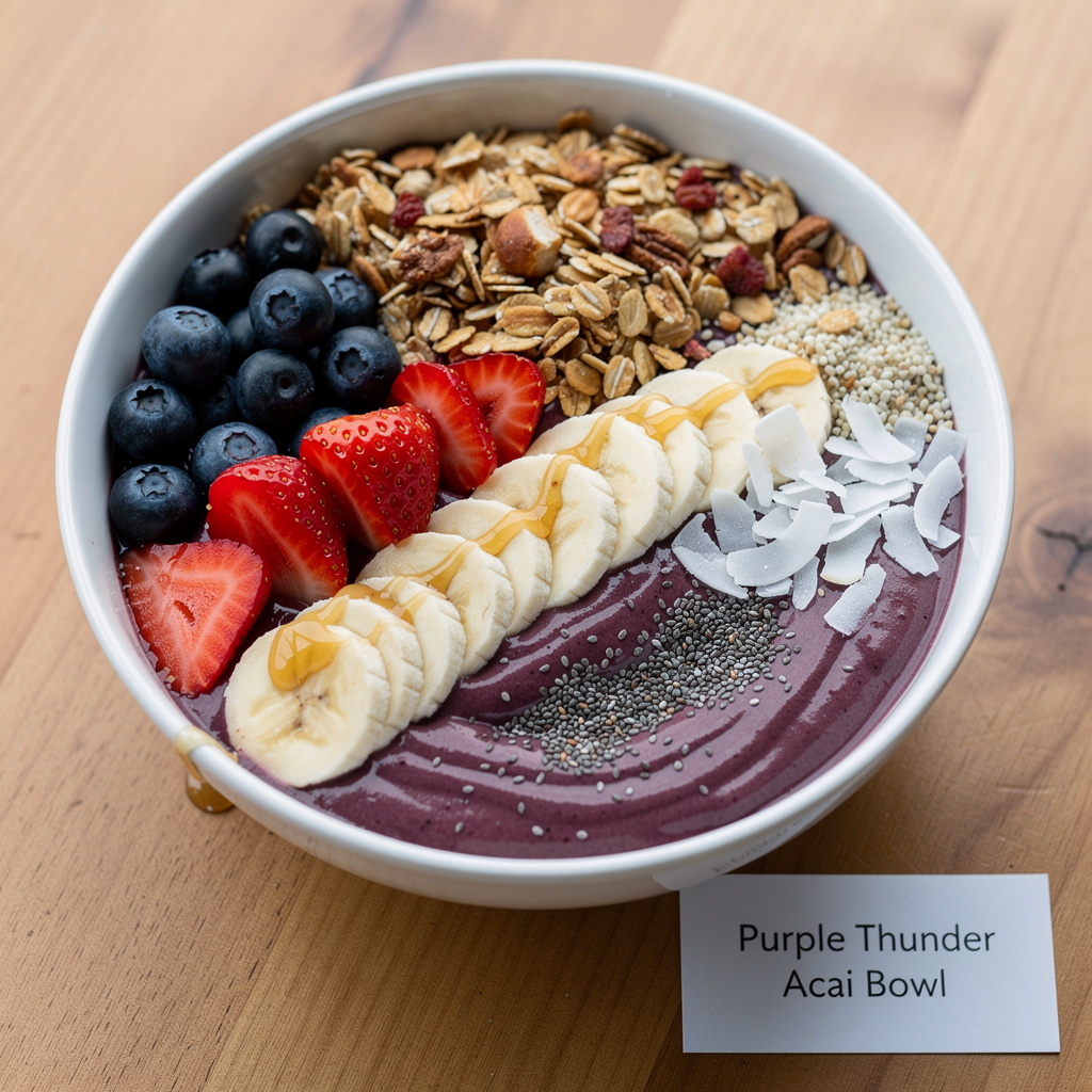 Purple Thunder Acai Bowl