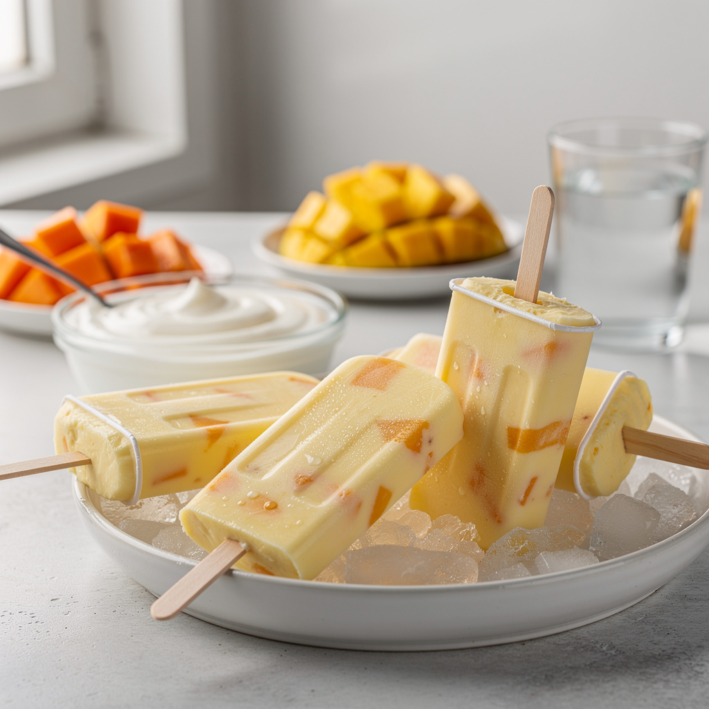 Tropical Yogurt Pops