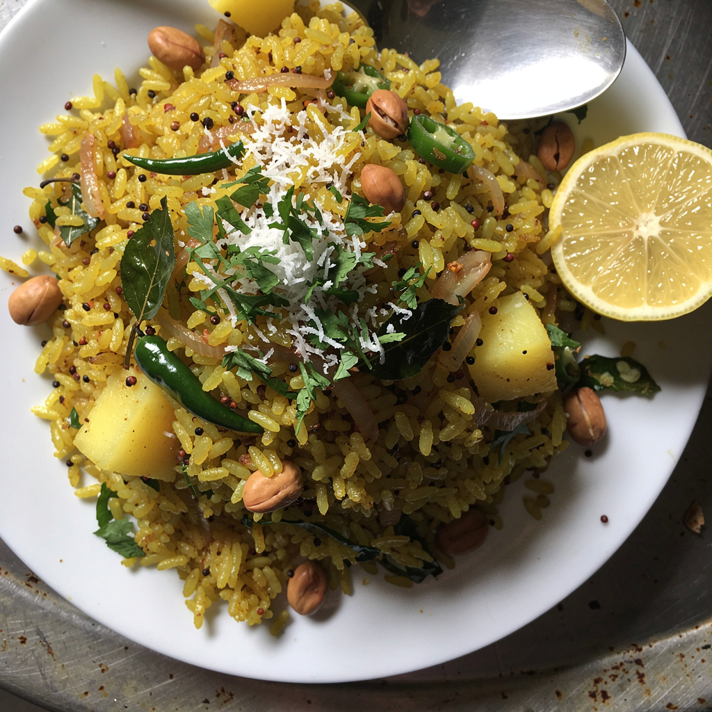 Mumbai Morning Onion Poha