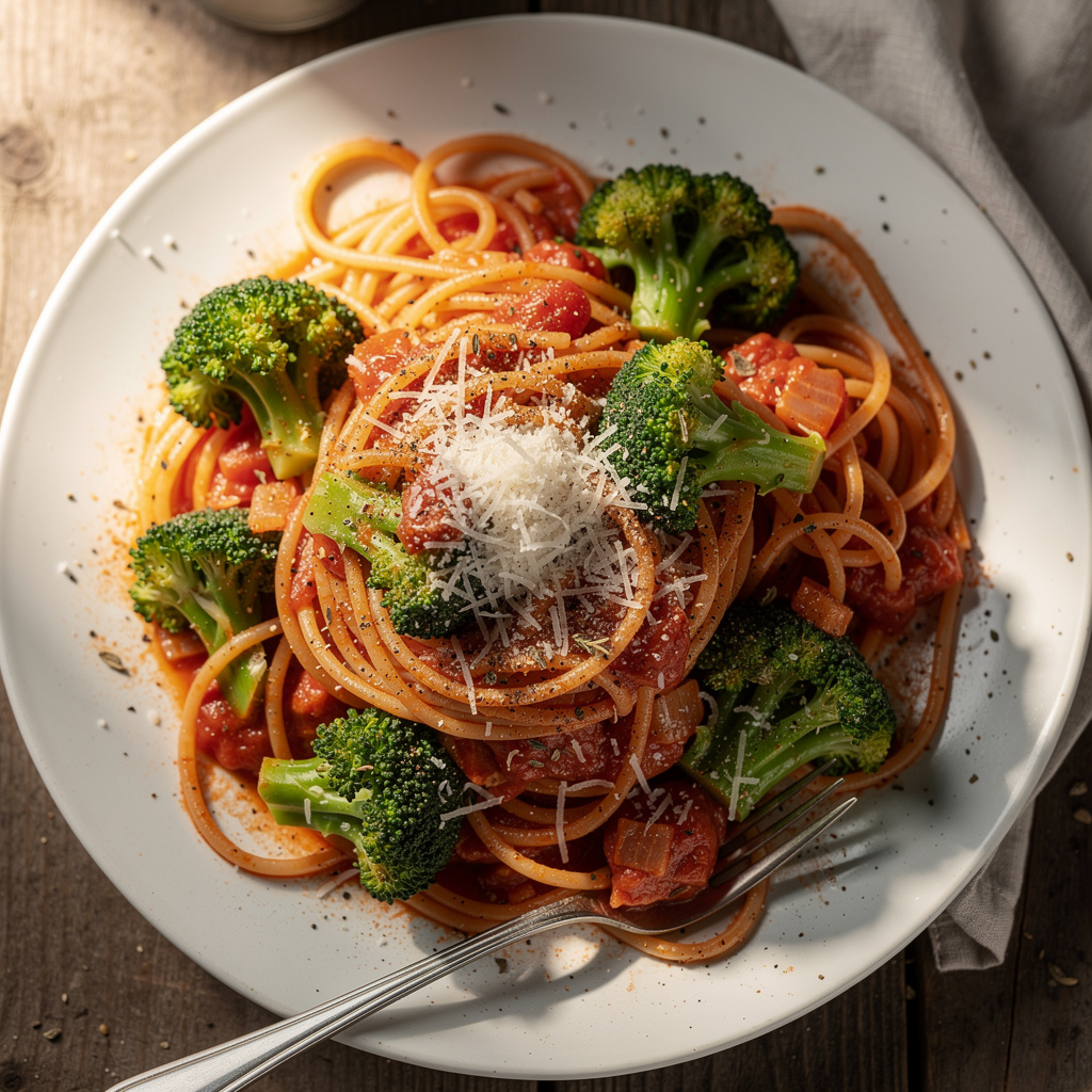 Italian Broccoli and Pasta
