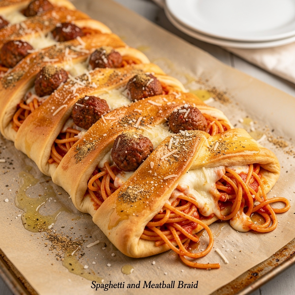 Spaghetti and Meatball Braid