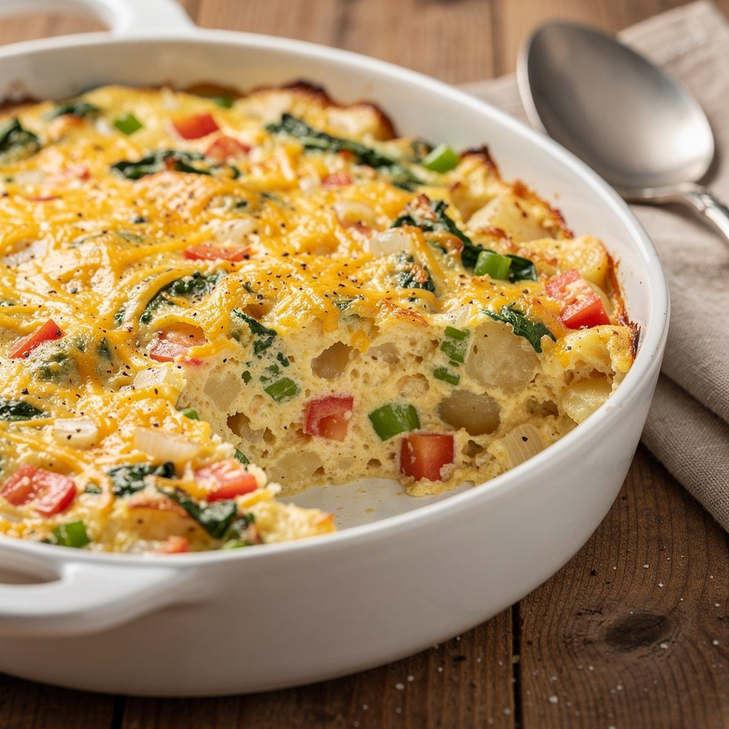 Potato Spinach Casserole