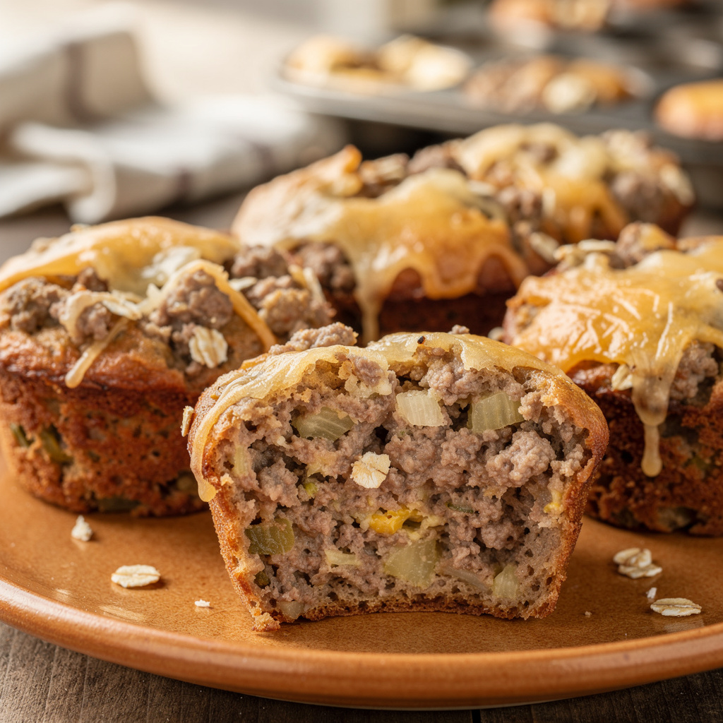 Savory Meatloaf Muffins