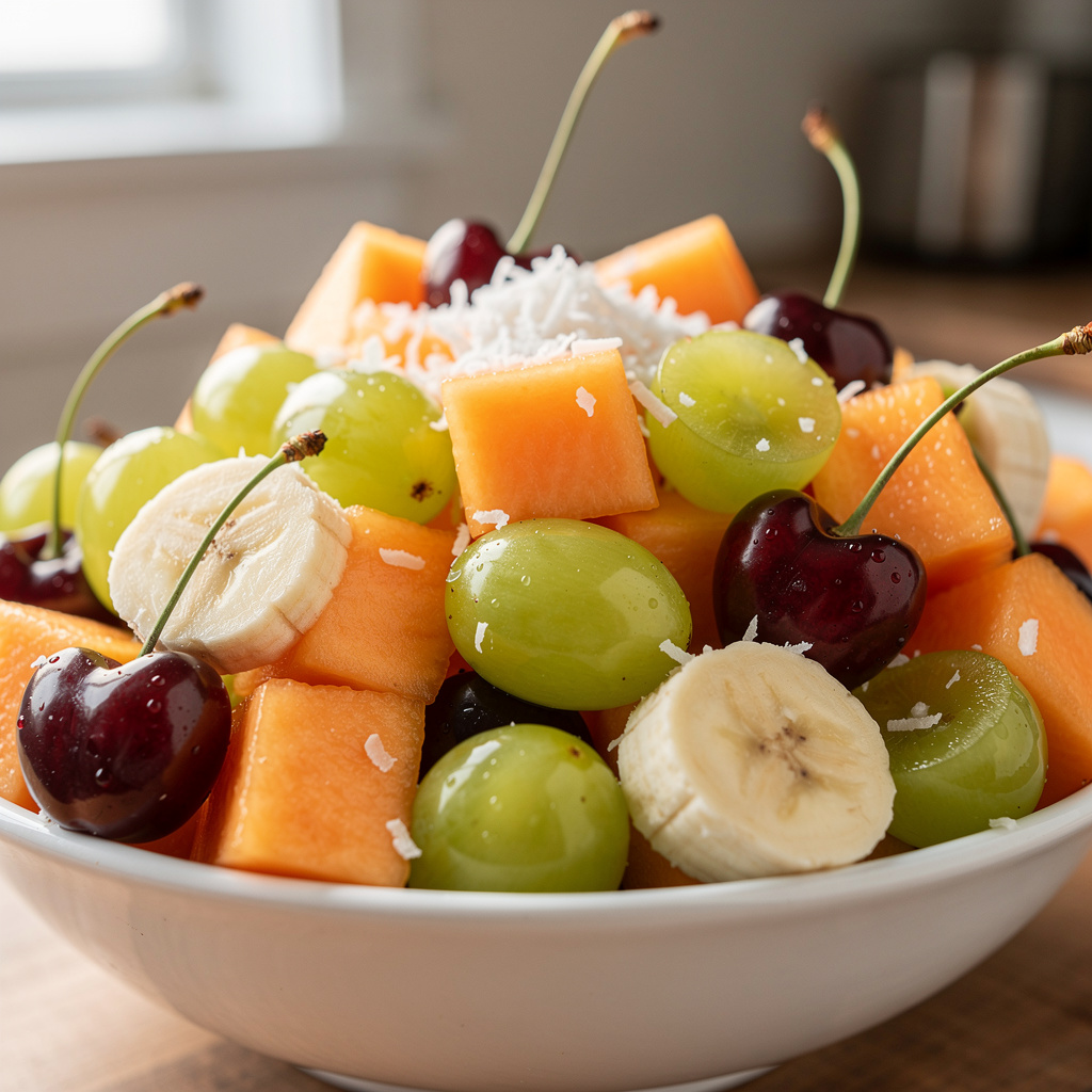 Cherry, Melon, & Grape Salad