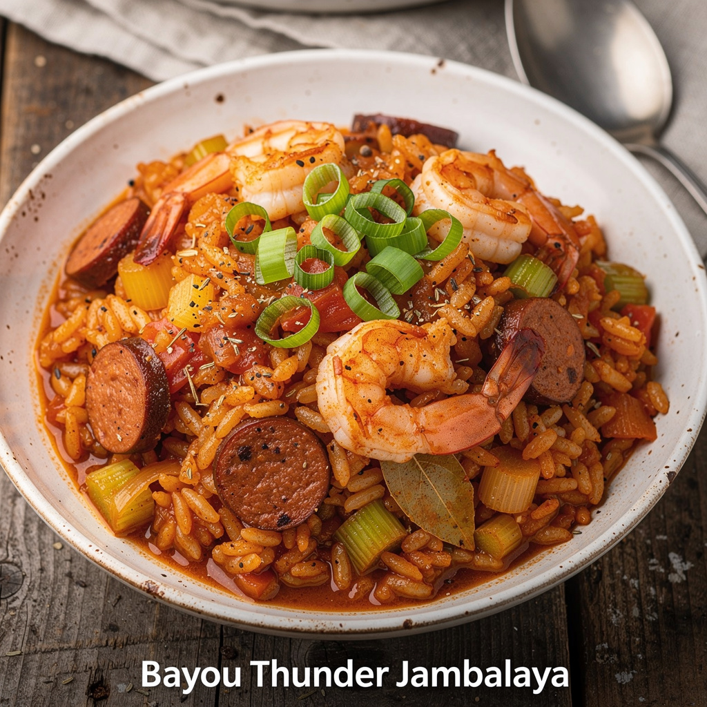 Bayou Thunder Jambalaya