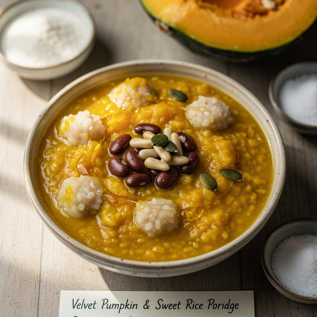 Velvet Pumpkin & Sweet Rice Porridge