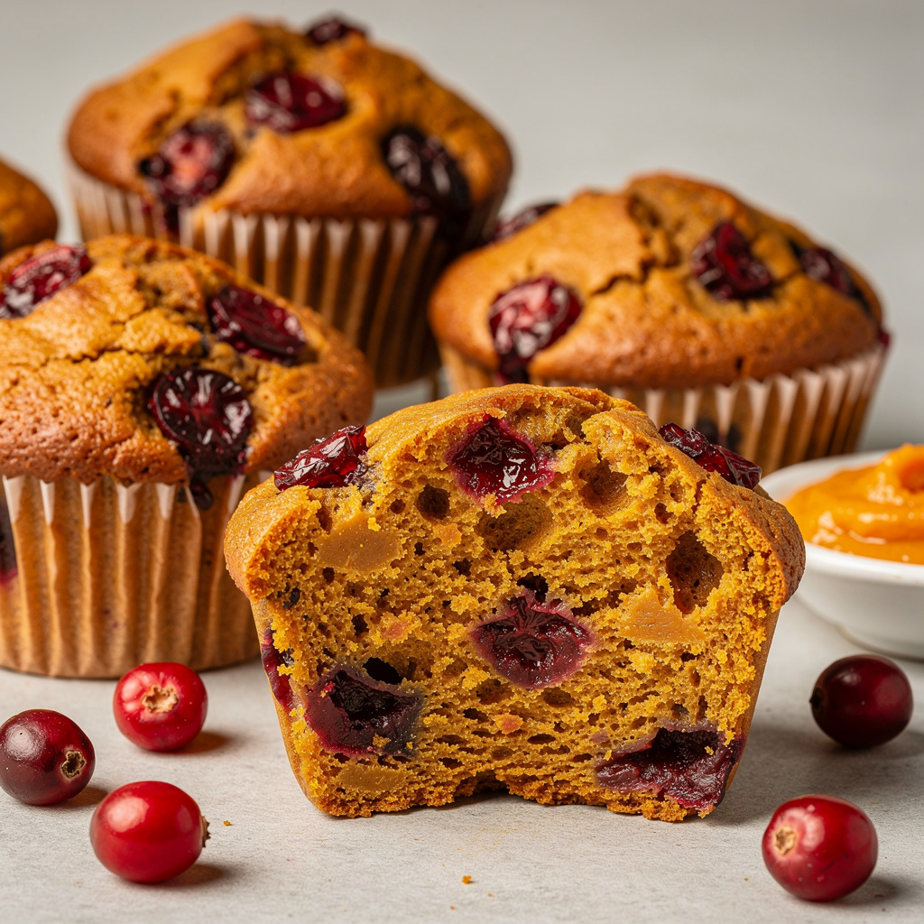 Cranberry Pumpkin Muffins