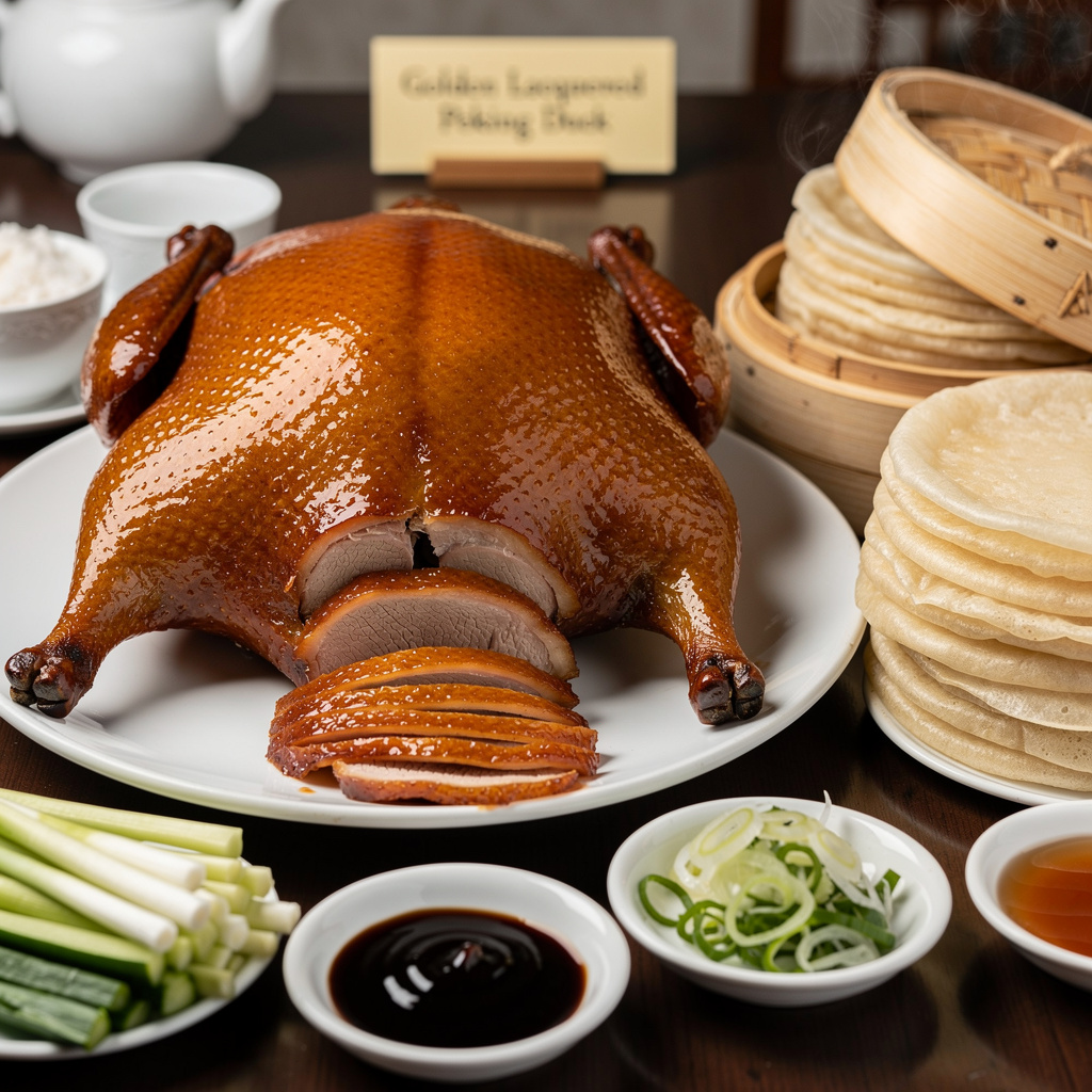 Golden Lacquered Peking Duck