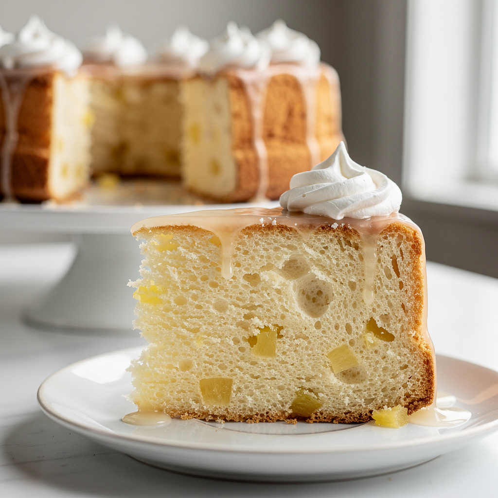 Pineapple Angel Food Cake
