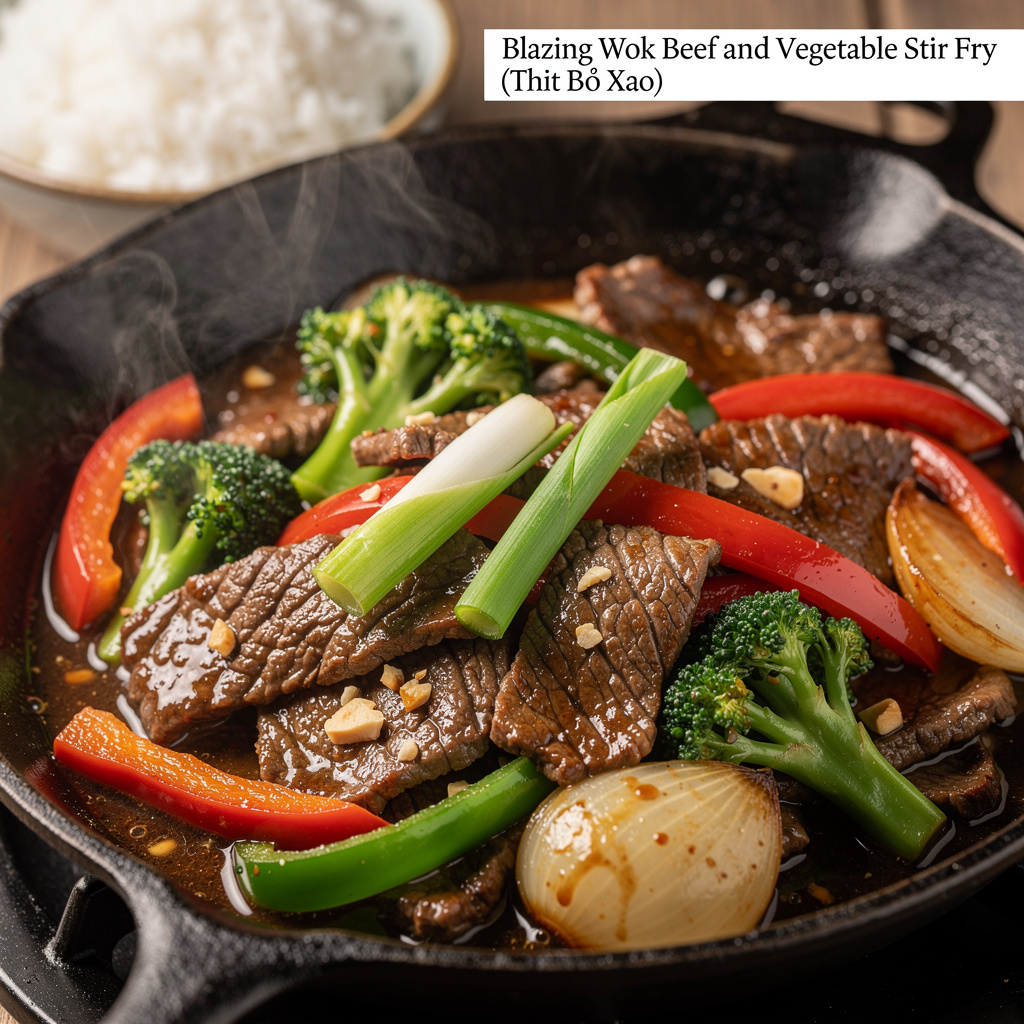 Blazing Wok Beef and Vegetable Stir-Fry (Thit Bo Xao)