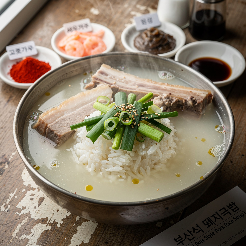 Busan-Style Pork Rice Soup
