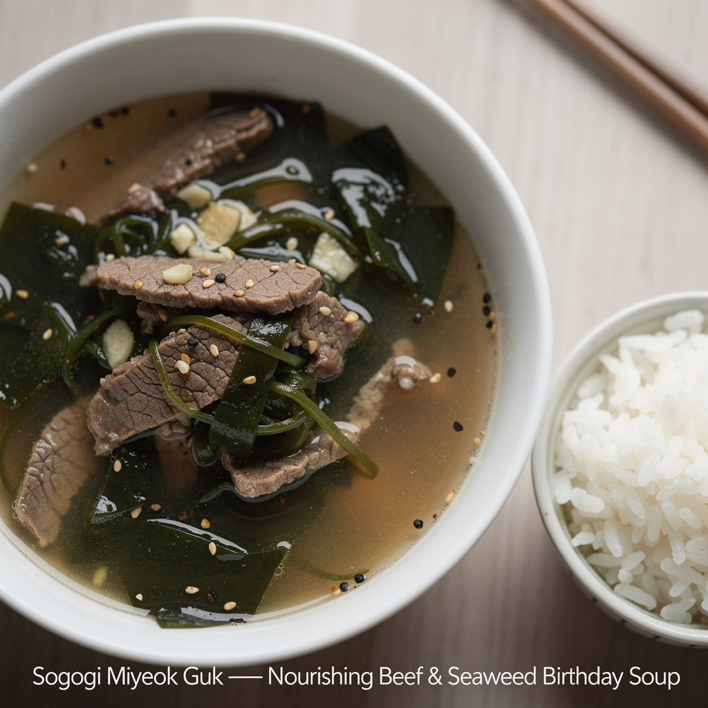 Sogogi Miyeok Guk — Nourishing Beef & Seaweed Birthday Soup