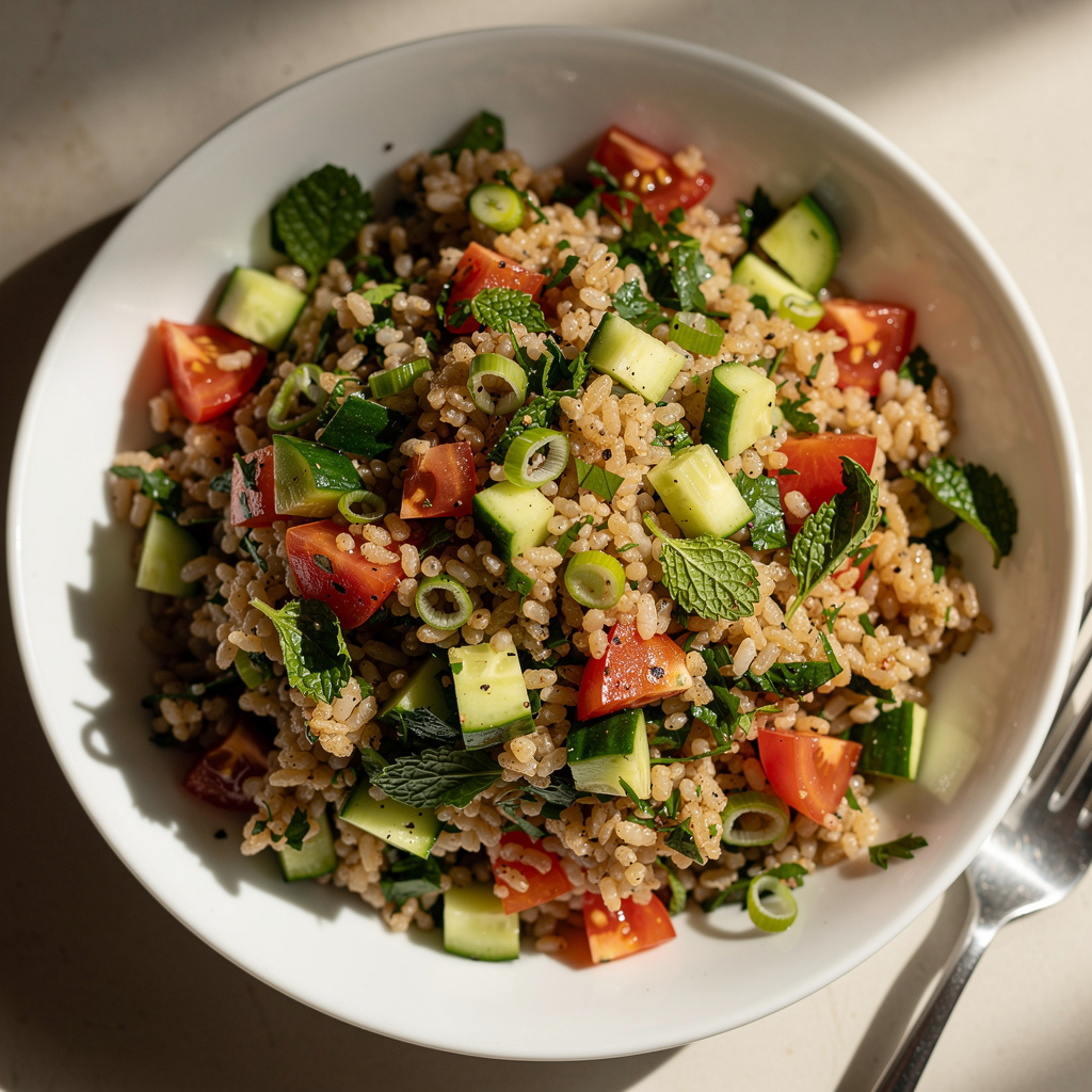 Brown Rice Tabbouleh