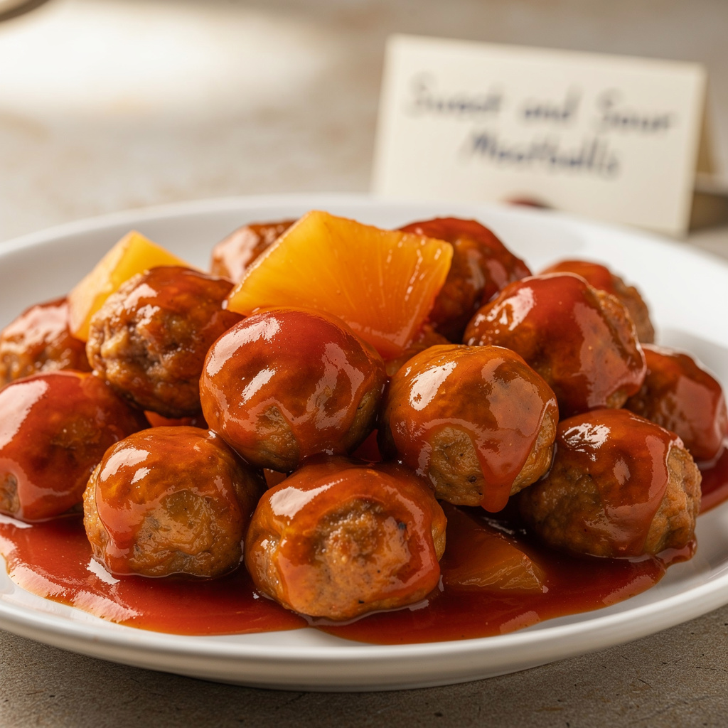 Sweet and Sour Meatballs