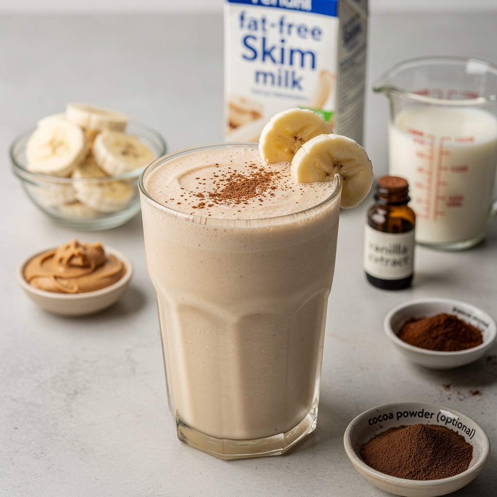 Peanut Butter Banana Breakfast Shake