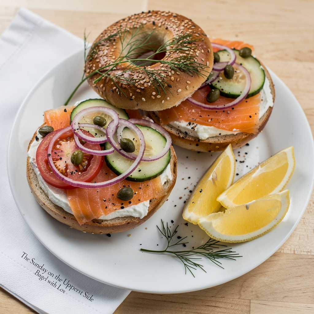 The Sunday on the Upper West Side Bagel with Lox