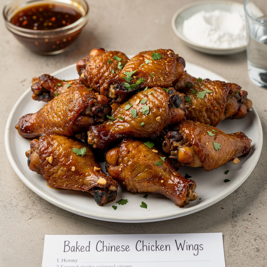 Baked Chinese Chicken Wings