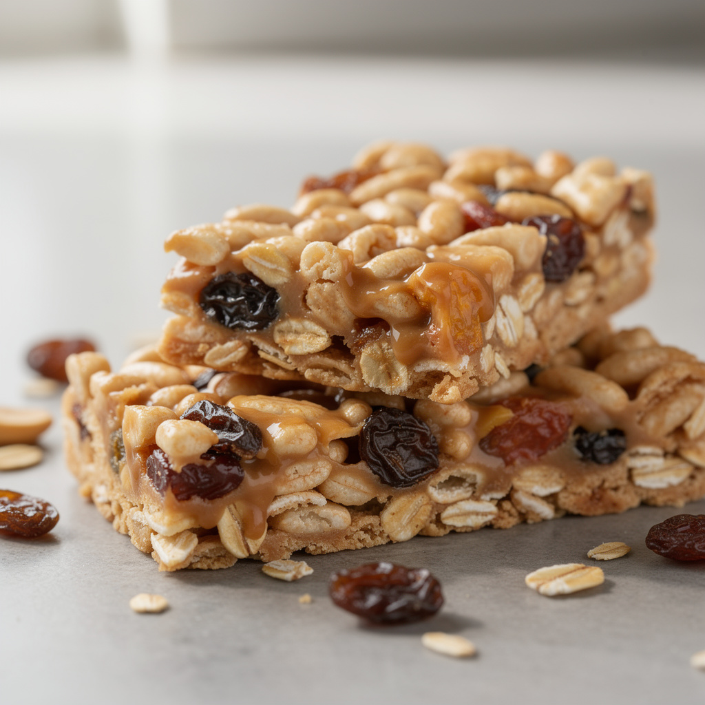 Peanut Butter Cereal Bars