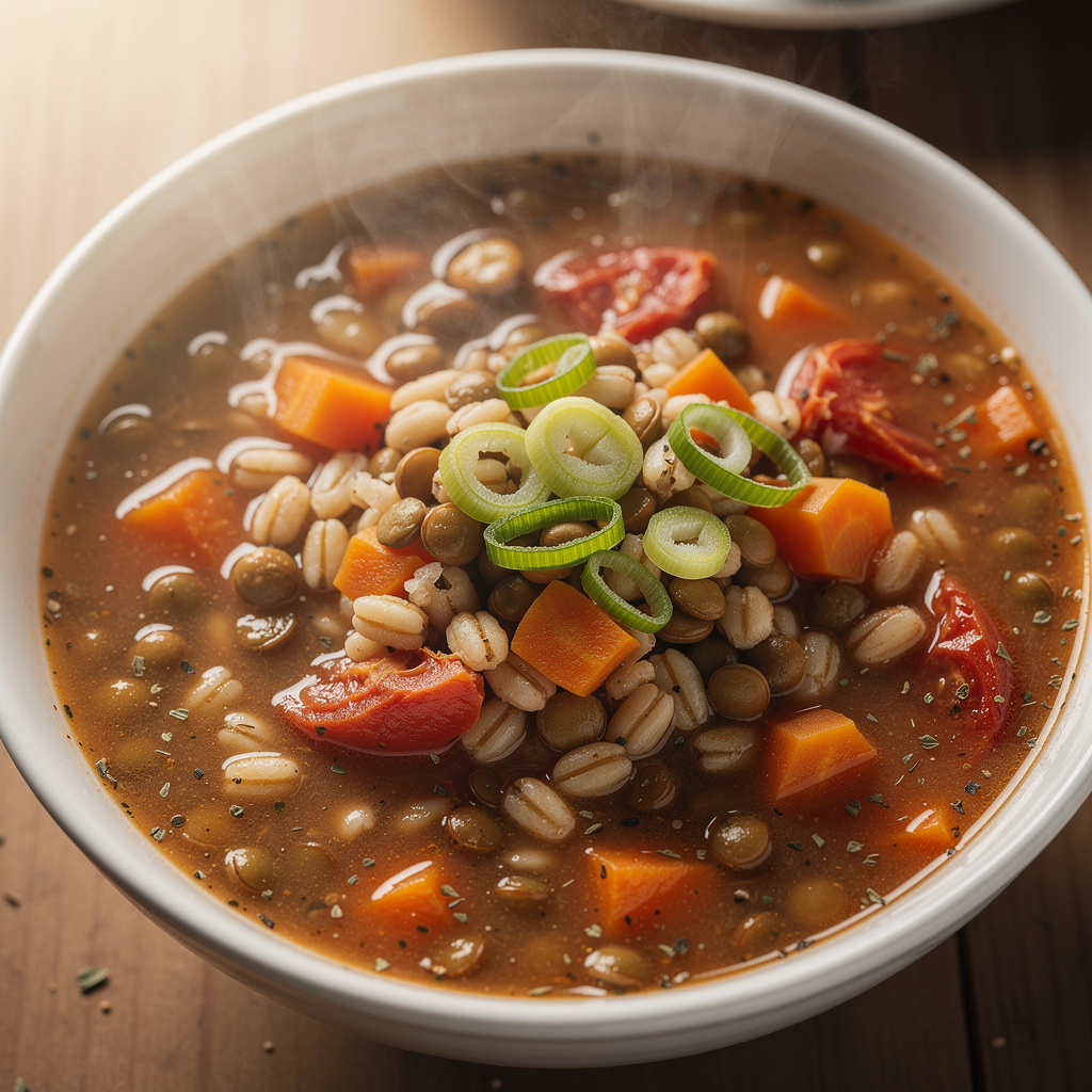 Lentil Barley Soup