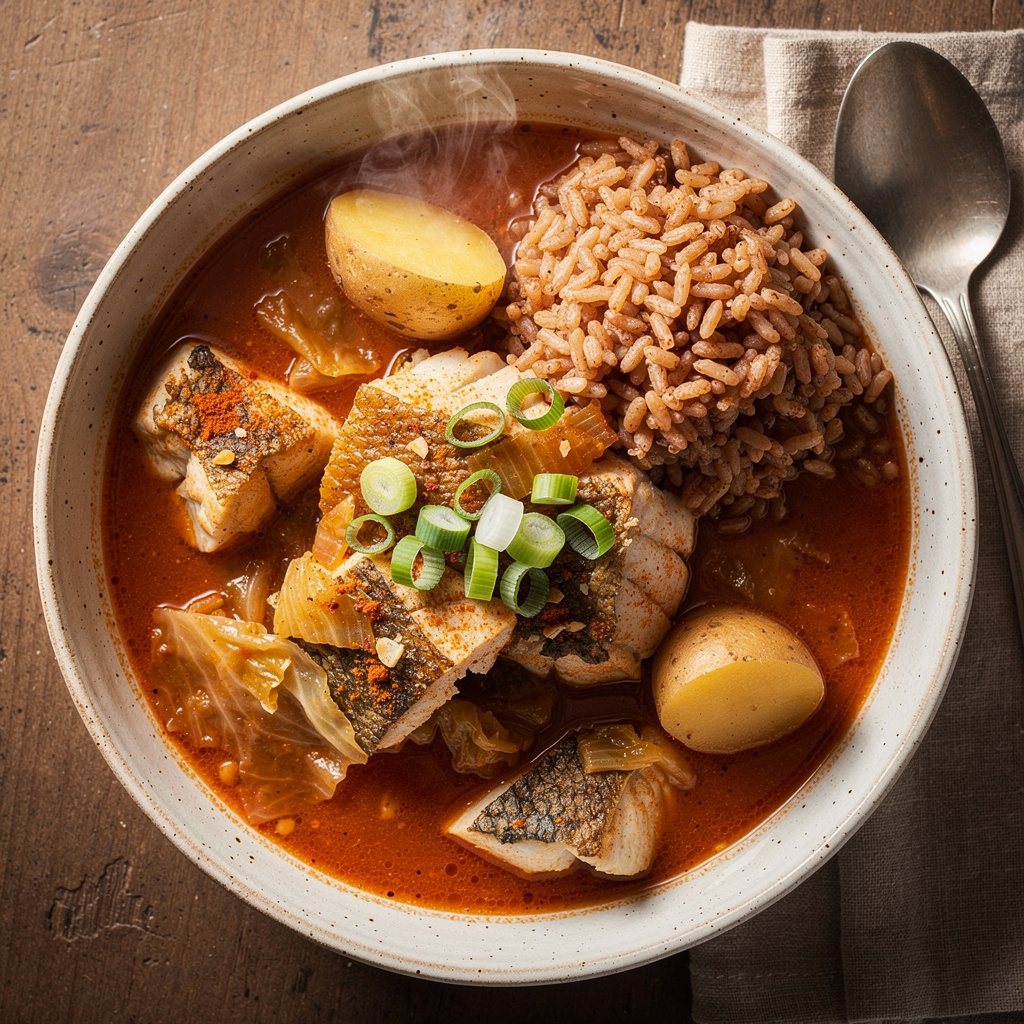 Catfish Stew and Rice