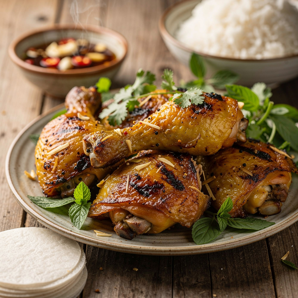 Lemongrass and Honey Grilled Chicken (Ga Nuong)