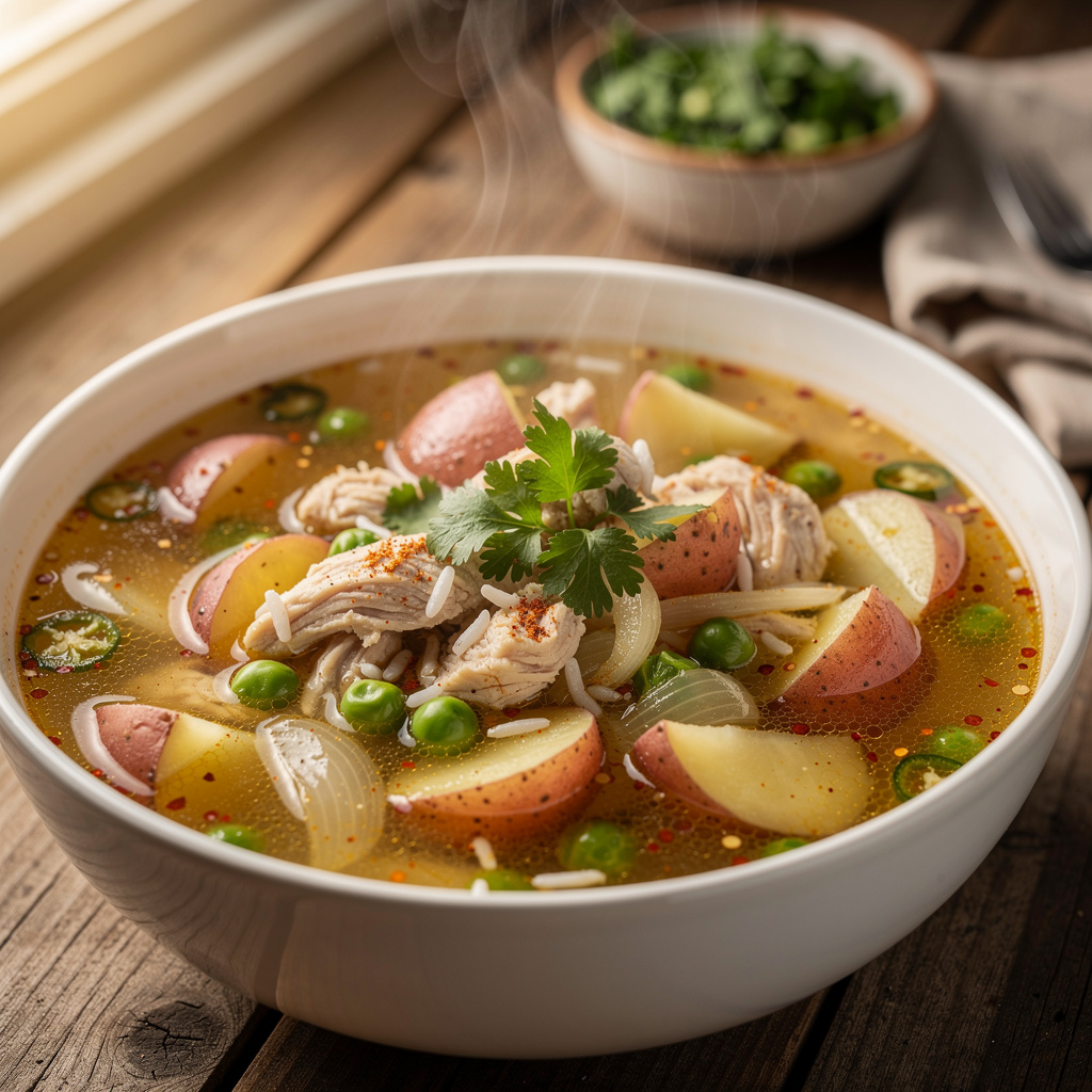 Spicy Chicken and Potato Soup