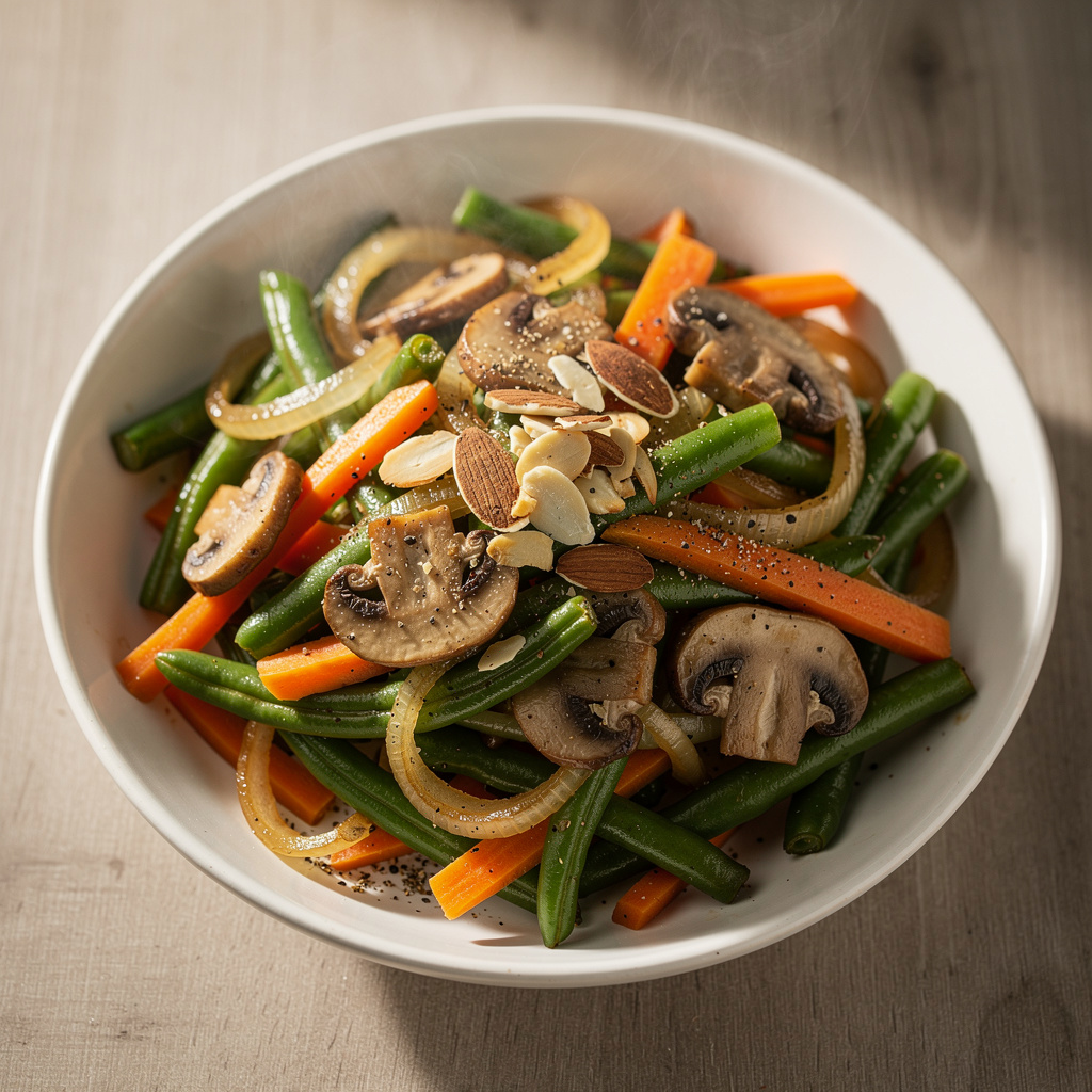 Green Bean and Mushroom Medley