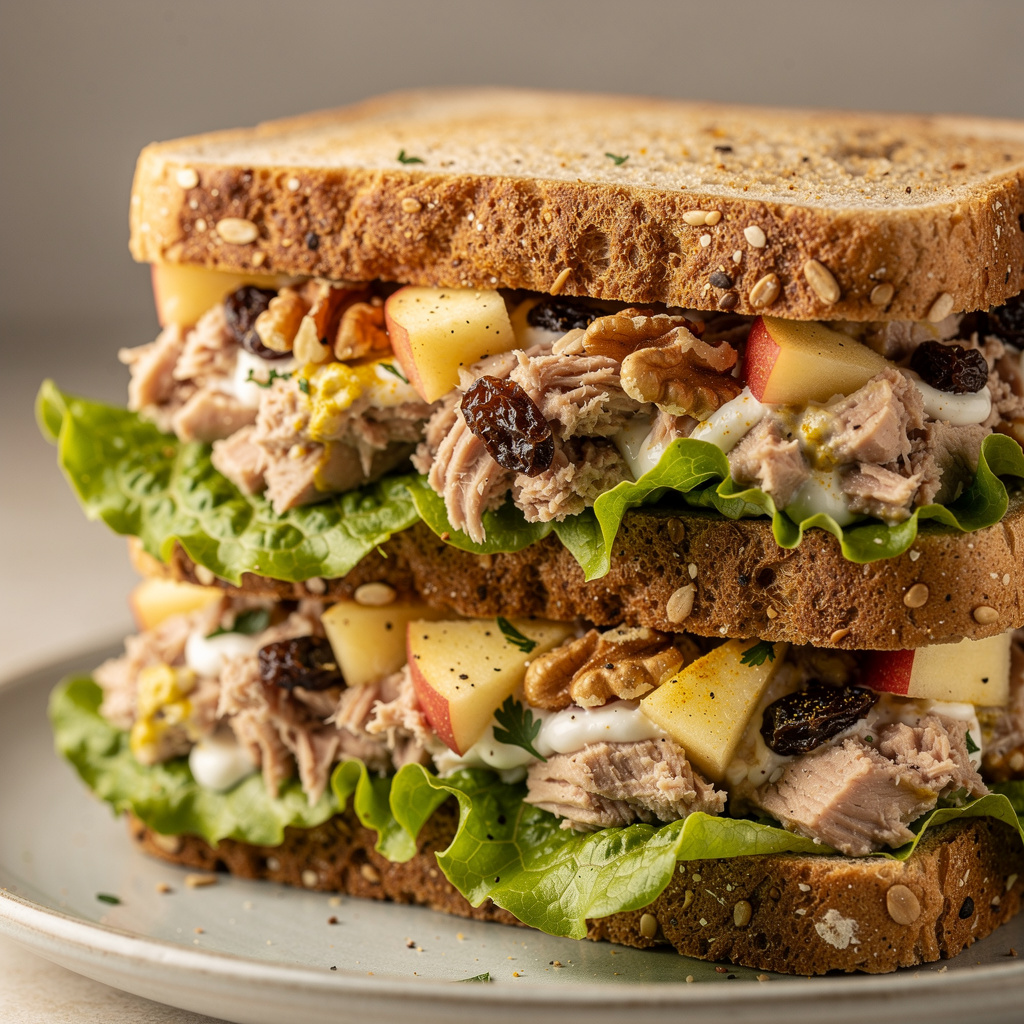 Tuna Apple Salad Sandwich