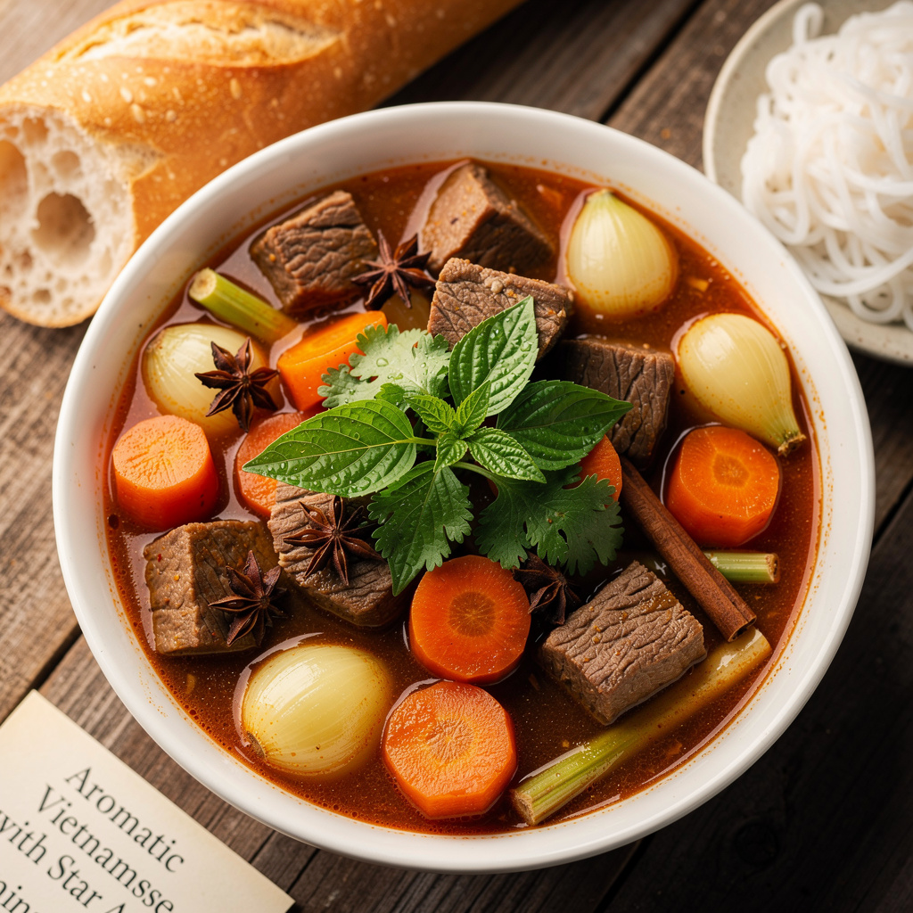 Aromatic Vietnamese Beef Stew with Star Anise