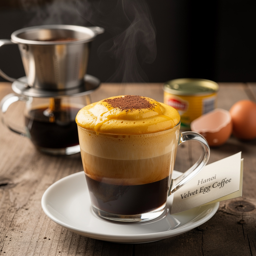Hanoi Velvet Egg Coffee