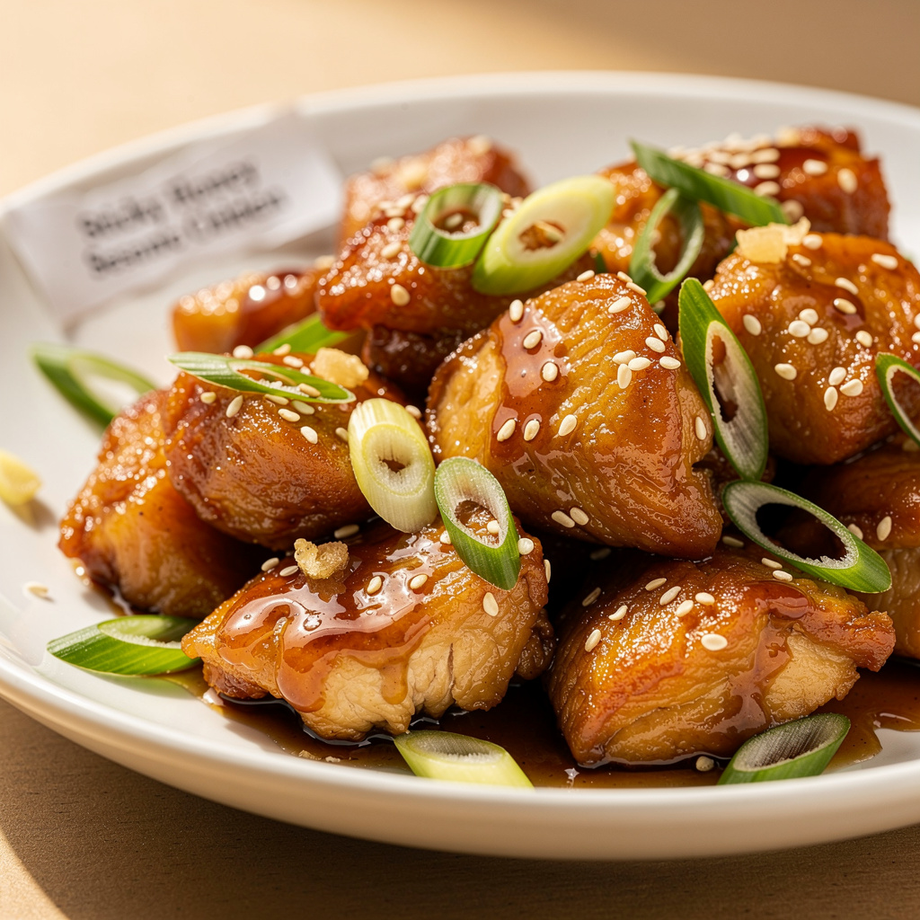 Sticky Honey Sesame Chicken